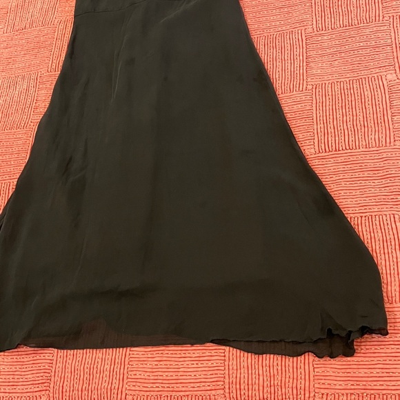 Fornarina women’s large silk Black V-Neck Dress - Picture 10 of 16